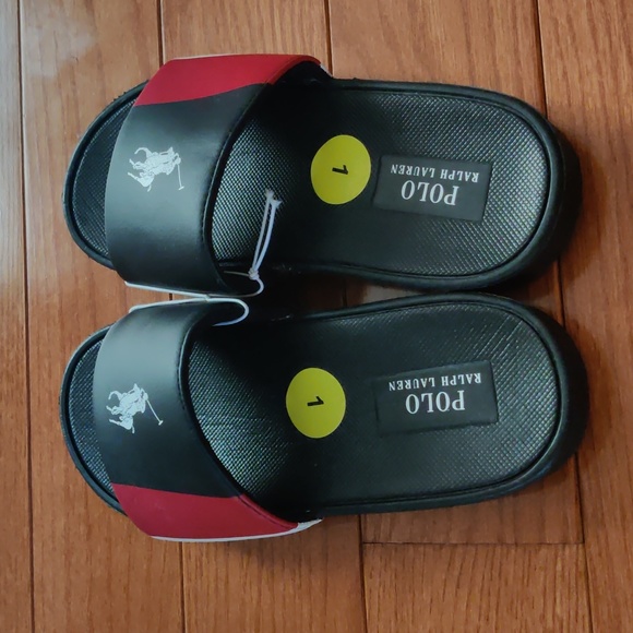 Boys Polo Ralph Lauren flip flops - Picture 3 of 4